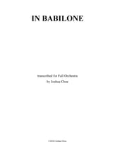 In Babilone Orchestra sheet music cover